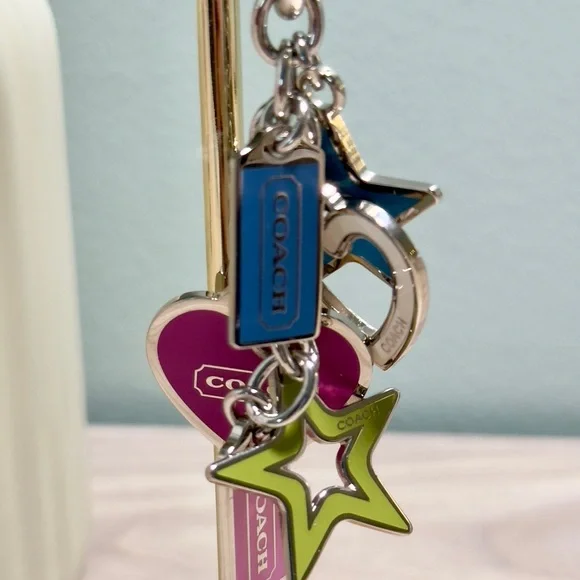 Coach Multicolor Charm Keychain - Picture 5 of 9